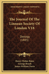 The Journal Of The Linnean Society Of London V18