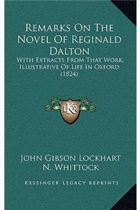 Remarks On The Novel Of Reginald Dalton