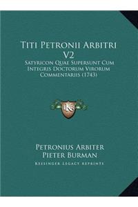 Titi Petronii Arbitri V2