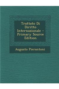 Trattato Di Diritto Internazionale