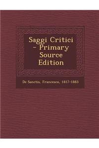 Saggi Critici