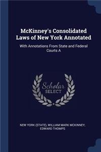 McKinney's Consolidated Laws of New York Annotated