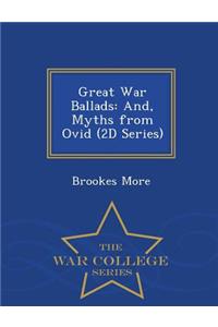 Great War Ballads