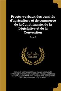 Proces-Verbaux Des Comites D'Agriculture Et de Commerce de La Constituante, de La Legislative Et de La Convention; Tome 3