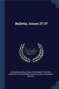 Bulletin, Issues 27-37