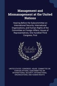 Management and Mismanagement at the United Nations