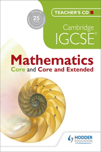 Cambridge Igcse Mathematics Core and Core and Extended Teachers CD