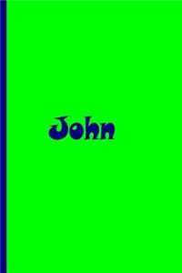 John - Personalized Journal