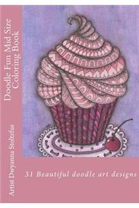 Doodle Fun Mid Size Coloring Book