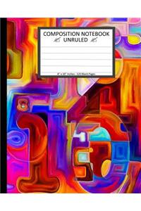 Unruled Composition Notebook 8