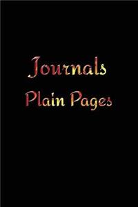 Journals Plain Pages