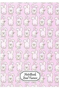 Bunny - Journal Notebook Diary: Pocket Notebook Journal Diary, 110 Pages, 7 X 10 - Notebook Lined, Blank No Lined
