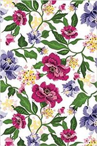 Purple and Pink Watercolor Flowers Journal