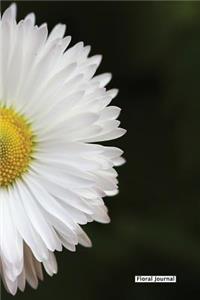 Floral Journal - White Daisy Petal