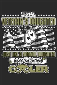 I'm a veterans daughter just like a normal daughter except much cooler