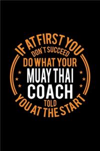 If At First You Don't Succeed Do What Your Muay Thai Coach Told You At The Start
