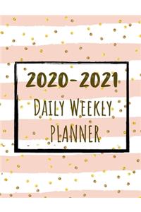 2 Year Planner 2020-2021 Daily Weekly Monthly