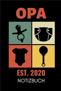 Opa Est. 2020 Notizbuch