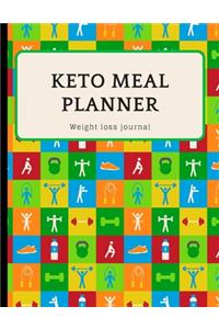 KETO MEAL PLANNER Weight loss journal