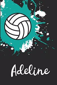 Adeline Volleyball Notebook