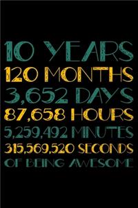 10 Years Of Being Awesome