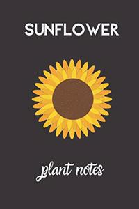 sunflower plant notes