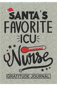 Santa's Favorite ICU Nurse - Gratitude Journal