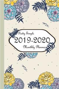 F4 Monthly Planner Beautiful Flowers Floral