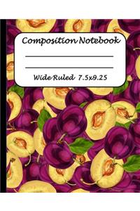 Wide Ruled Composition Notebook