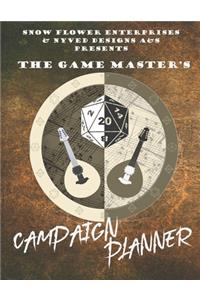 The Game Master's Campaign Planner