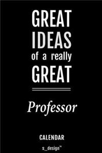 Calendar for Professors / Professor