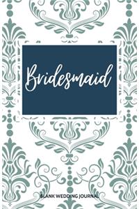 Bridesmaid Small Size Blank Journal-Wedding Planner&To-Do List-5.5