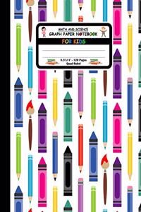Math And Science Graph Paper Notebook For Kids