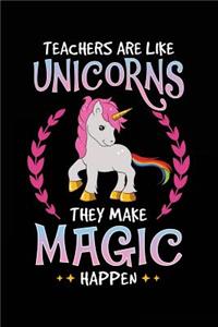 Teachers Are Like Unicorns They Make Magic Happen