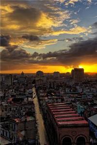 Havana, Cuba Cityscape at Sunset Journal