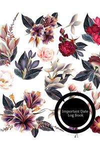 Important Date Log Book