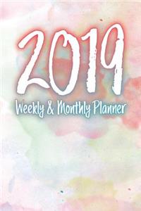 2019 Weekly & Monthly Planner