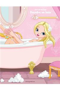 Livre de coloriage Prendre un bain 1