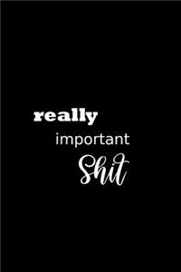 2019 Weekly Planner Funny Theme Really Important Shit Plans 134 Pages