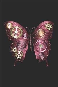Steampunk Butterfly Journal