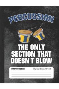 Percussion the Only Section That Doesn't Blow