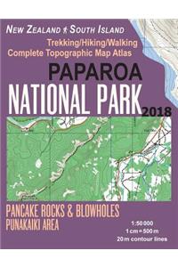 Paparoa National Park Trekking/Hiking/Walking Topographic Map Atlas Pancake Rocks & Blowholes Punakaiki Area New Zealand South Island 1
