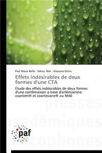 Effets Indésirables de Deux Formes d'Une CTA