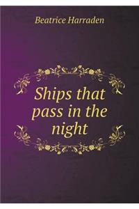 Ships That Pass in the Night