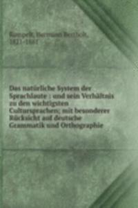Das naturliche System der Sprachlaute