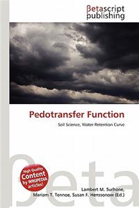 Pedotransfer Function