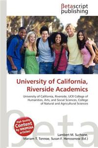 University of California, Riverside Academics