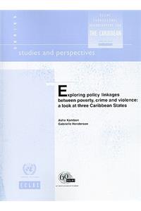 Exploring policy linkages between poverty, crime and violence