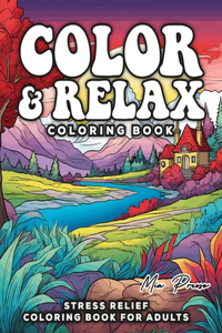 Stress Relief Coloring Book for Adults