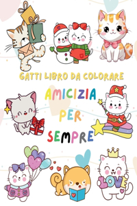 Gatti Libro Da Colorare